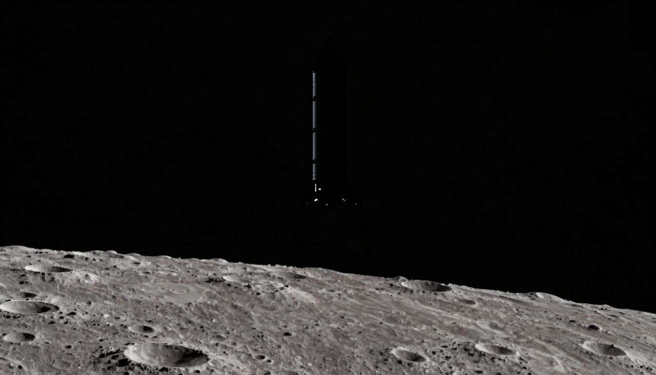 La etapa superior de un cohete de SpaceX impactará contra la Luna de forma no planificada en agosto