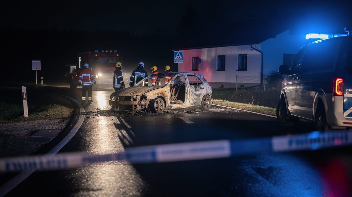 Un joven de 18 años muere en un choque frontal en Baja Austria – cuatro acompañantes heridos, algunos en estado crítico