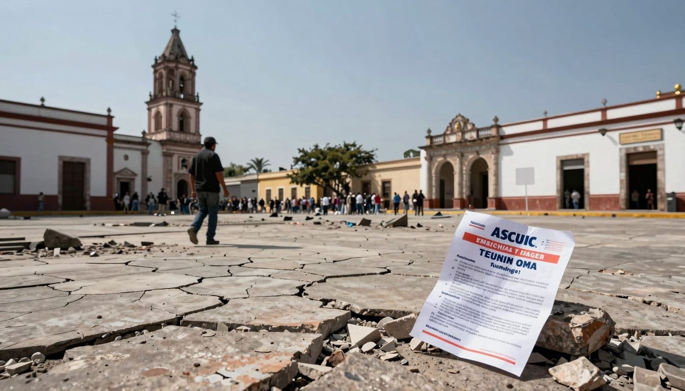 Fuerte terremoto de magnitud 7,3 sacude el sur de México y también se siente en Guatemala