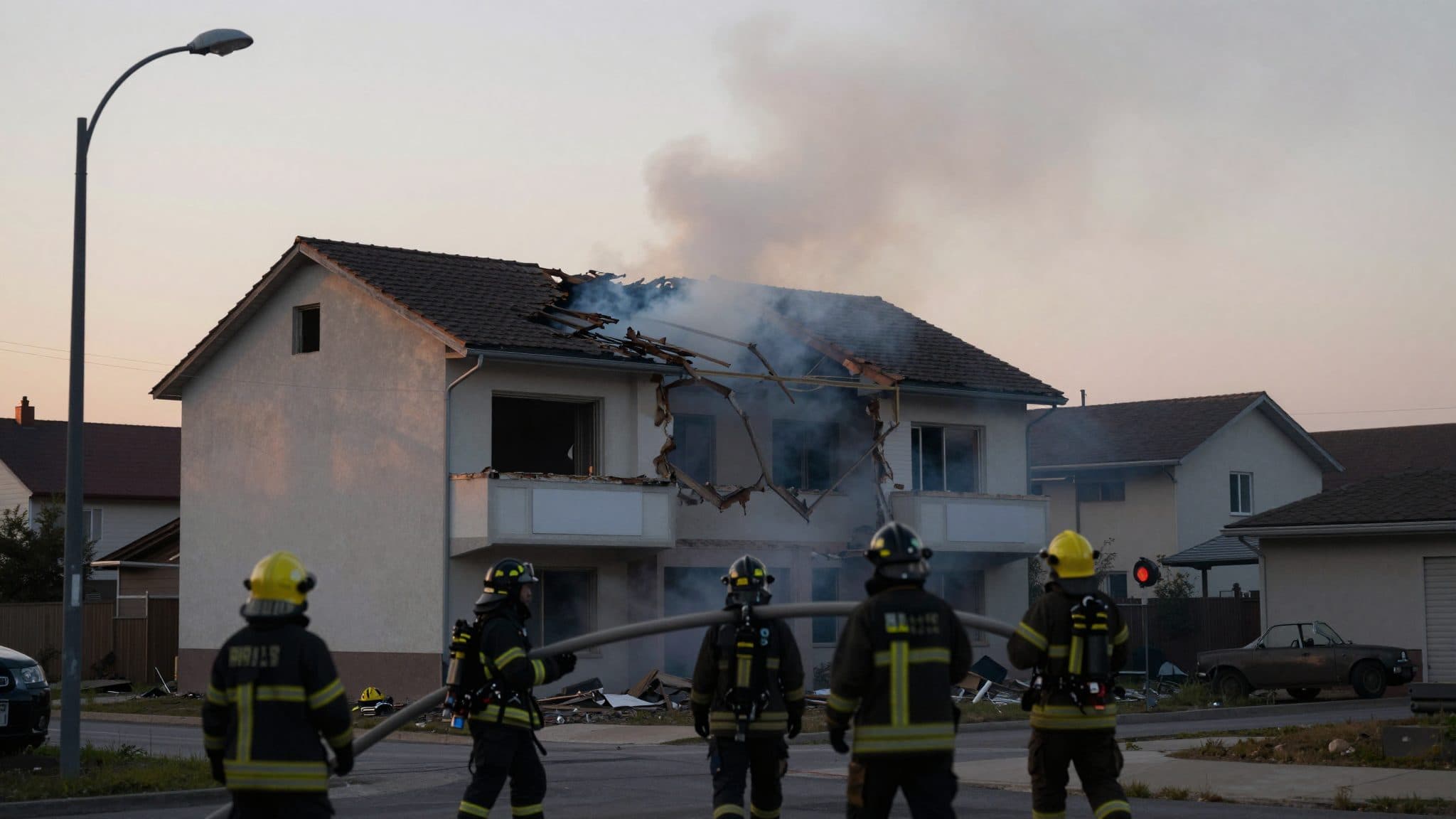 Mortal incendio de vivienda en Fels am Wagram: 14 cuerpos de bomberos en acción