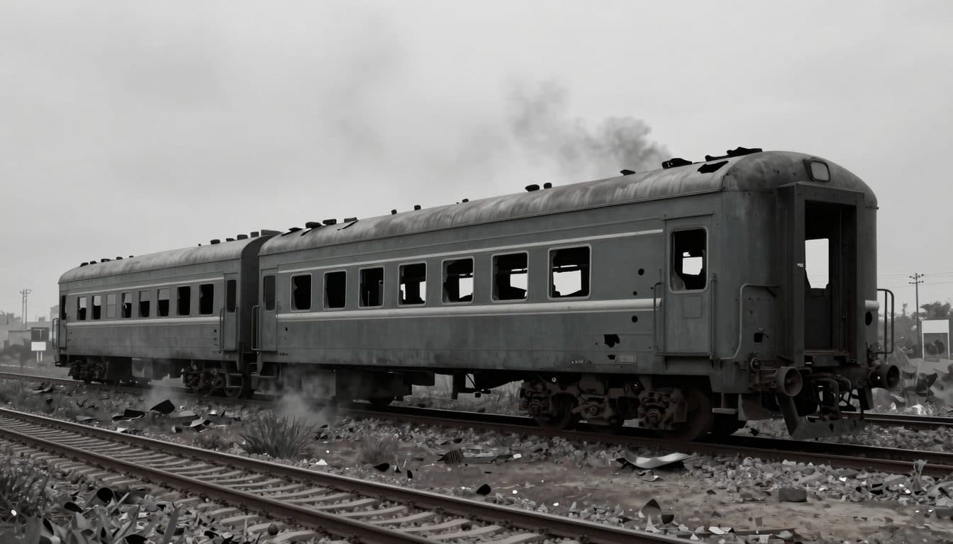 Ataque de dron ruso contra un tren de pasajeros en Ucrania deja dos muertos