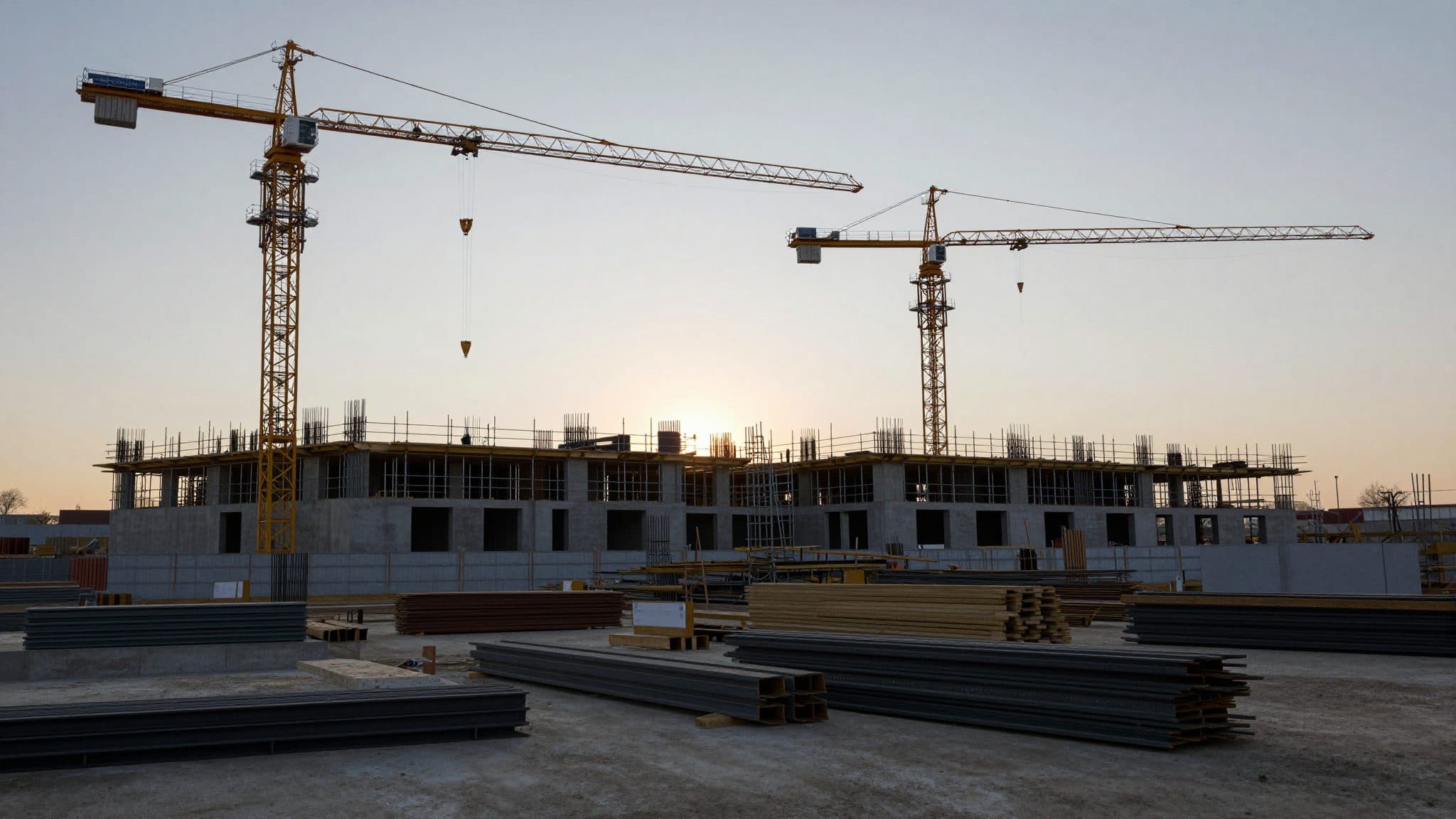 El sector principal de la construcción alemán registra aumento de pedidos y facturación en junio