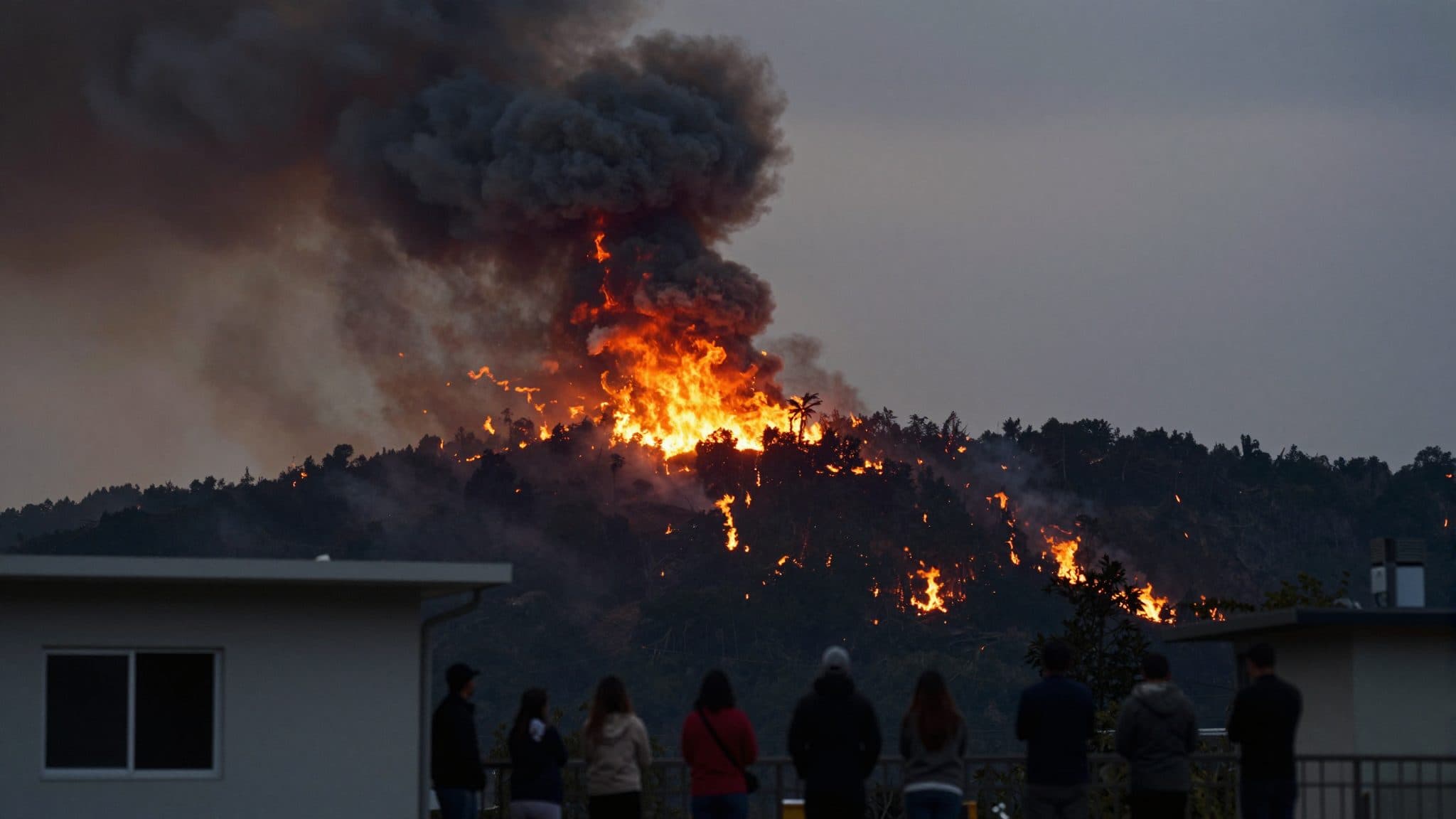 Incendio forestal en la Costa Brava: 45.000 españoles permanecen en sus casas