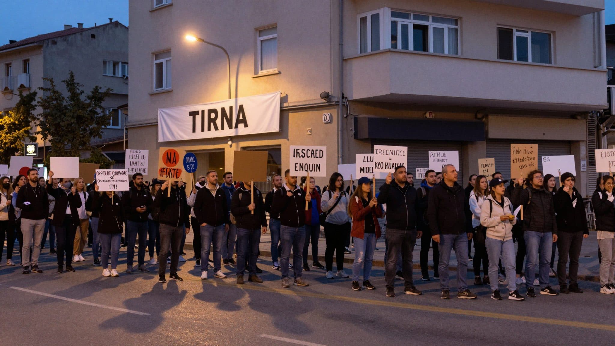 Protestas en Tirana contra un proyecto de lujo planificado por la familia Trump en la costa albanesa