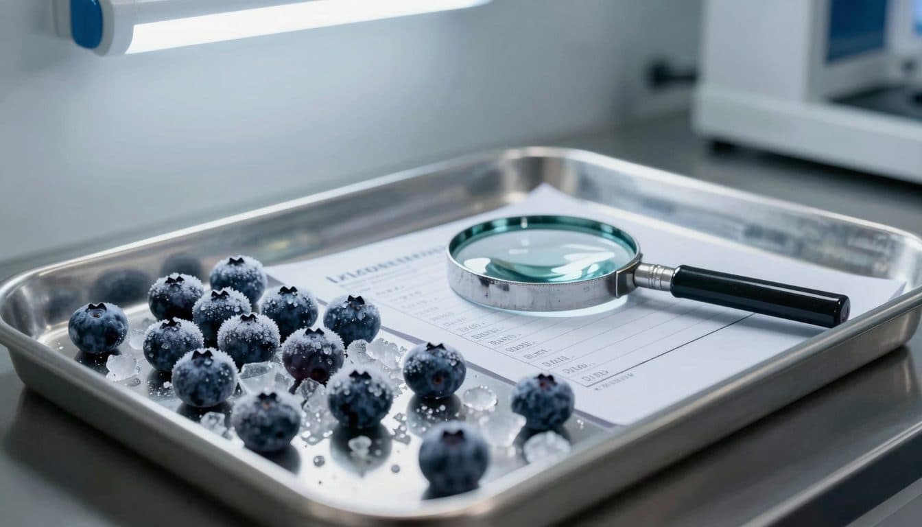 Retirada de producto en Jütro: Arándanos silvestres congelados retirados por posible contaminación con salmonela