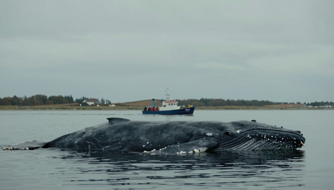 Encuentran un cachalote varado y sin vida en el Greifswalder Bodden, en el mar Báltico
