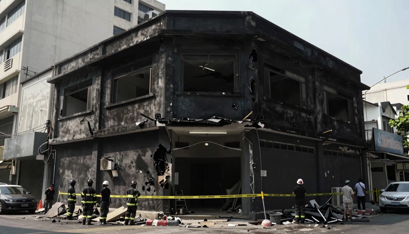 La cifra de muertos por el incendio en un pub musical de Bangkok asciende a 32