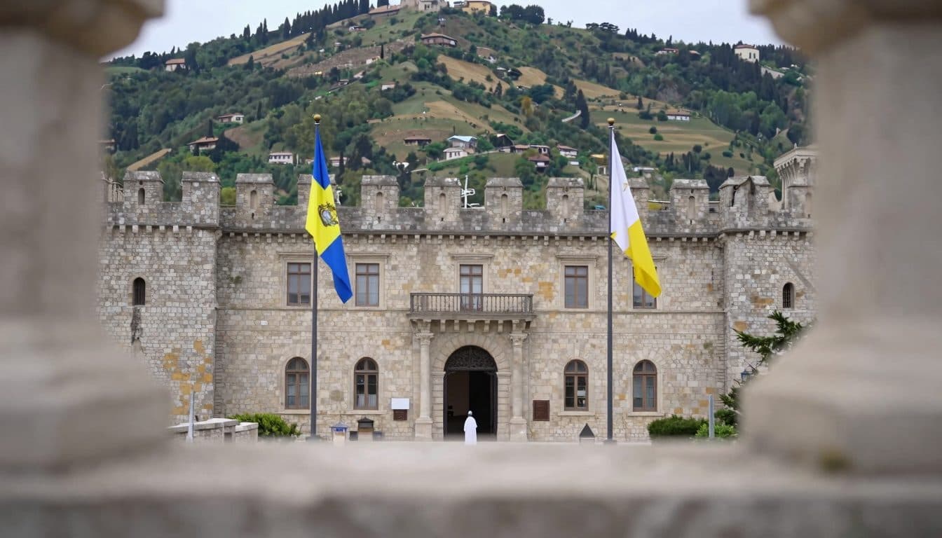 El Papa León XIV visita San Marino y pide que la libertad vaya acompañada del respeto a la dignidad humana