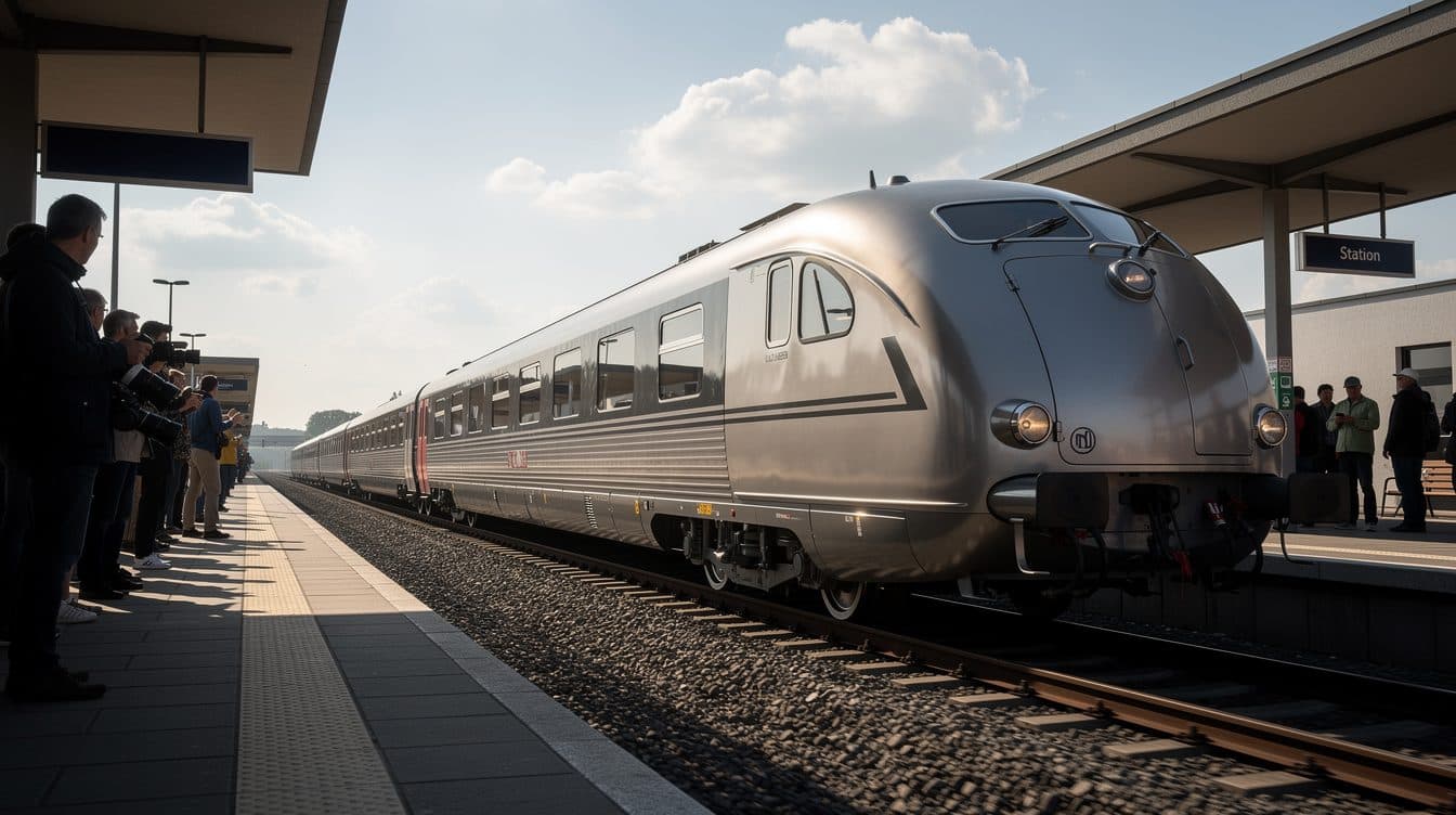 El legendario tren exprés de la RDA SVT Görlitz vuelve a las vías tras cinco años de restauración