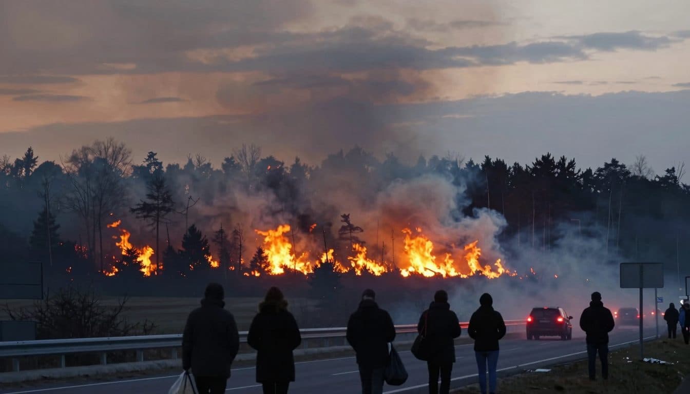Incendio forestal cerca de Fontainebleau: las autoridades evacúan a más de 1.000 personas