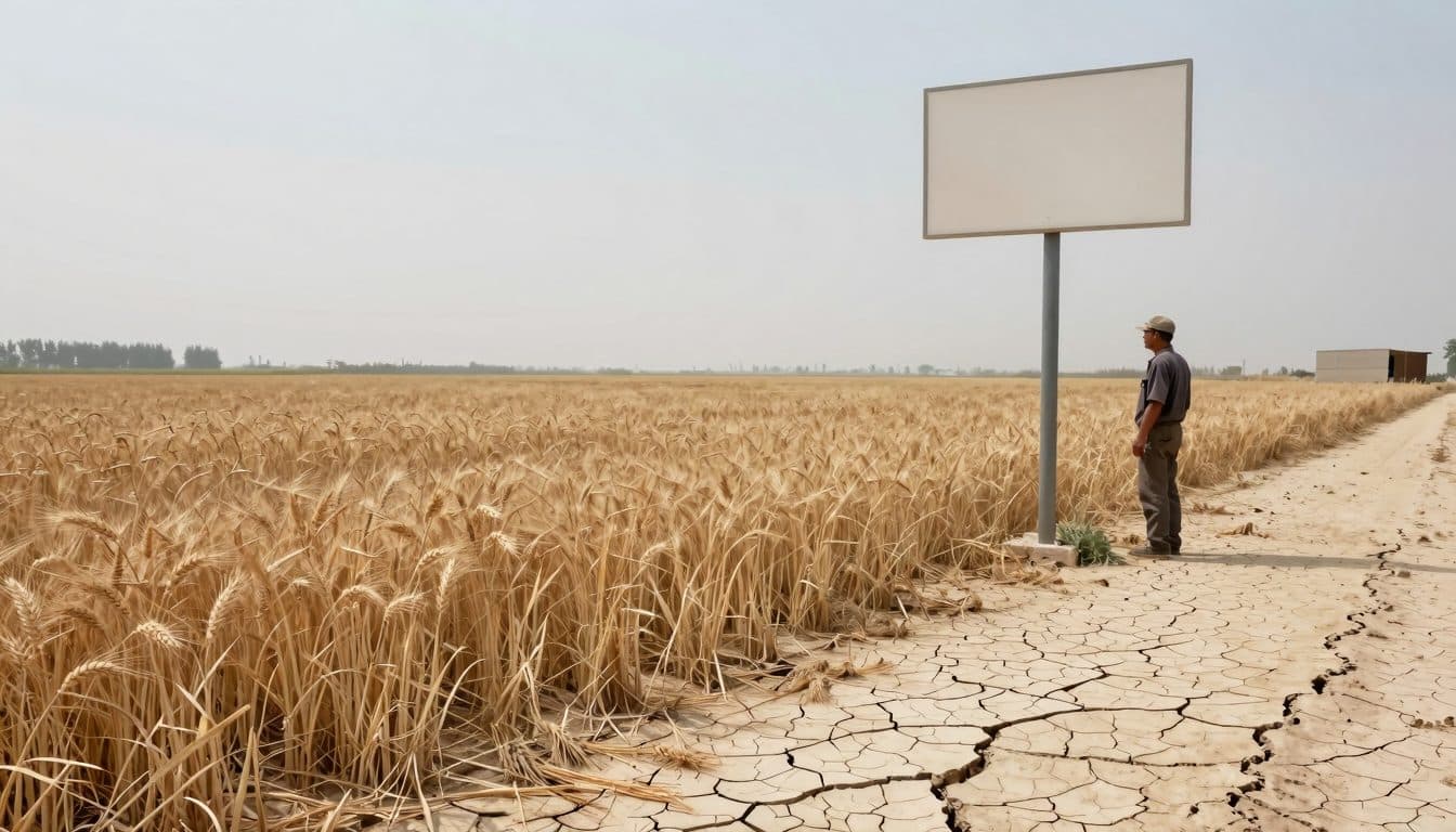 El seguro contra granizo cifra los daños por sequía para los agricultores locales en mil millones de euros