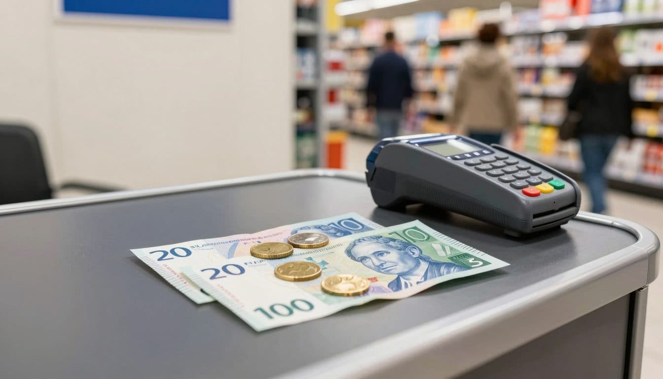 Suecia implanta la obligación de aceptar efectivo en supermercados y farmacias