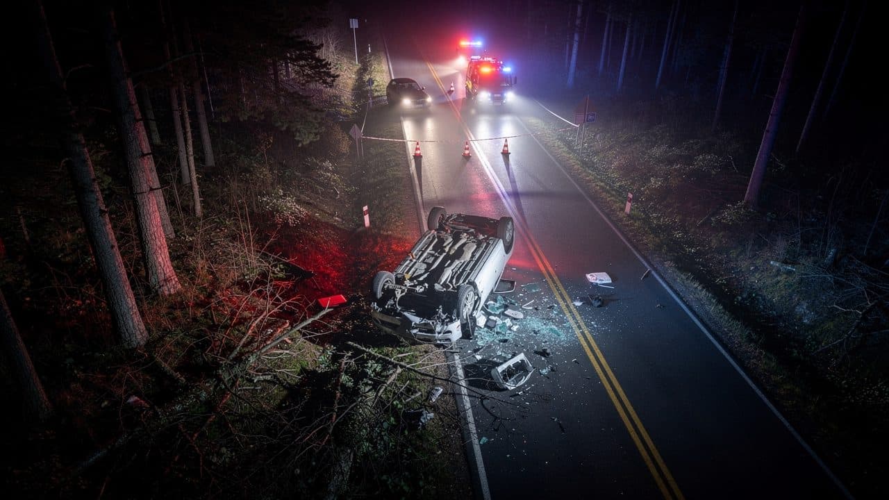 Cuatro heridos en un grave accidente en la B72: el conductor fue rescatado del amasijo