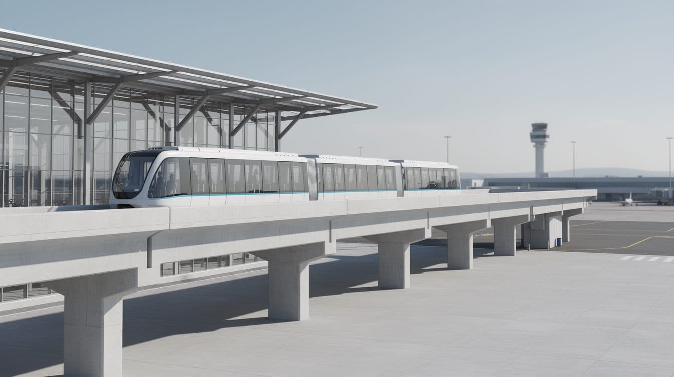 El Skyline-Bahn del aeropuerto de Fráncfort reanuda su servicio