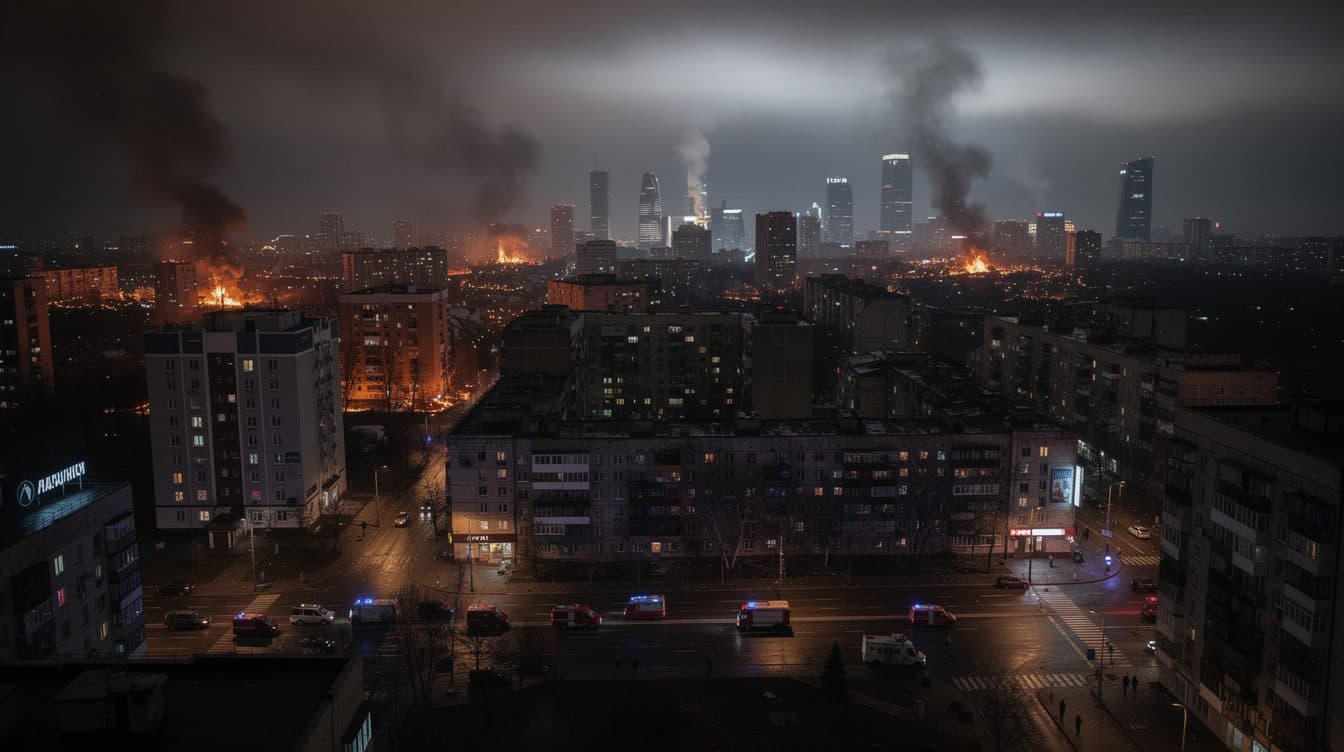 Rusia ataca Kiev con misiles – impactos en tres distritos