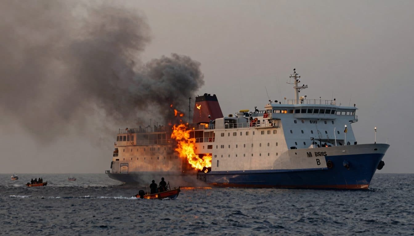 Ferry con más de 270 personas se incendia entre Java y Sulawesi – varios muertos y decenas de desaparecidos