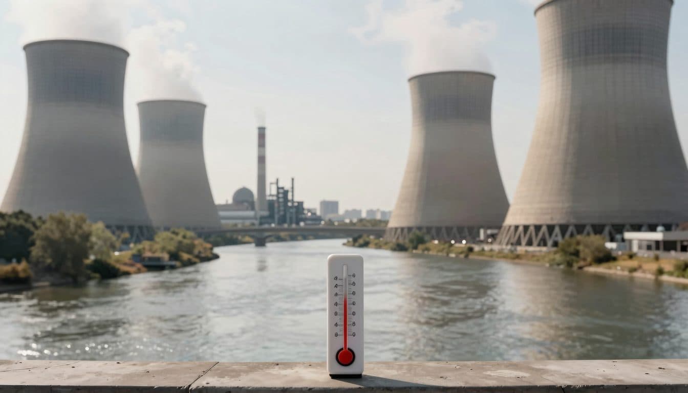 La central nuclear francesa apaga un reactor por la ola de calor