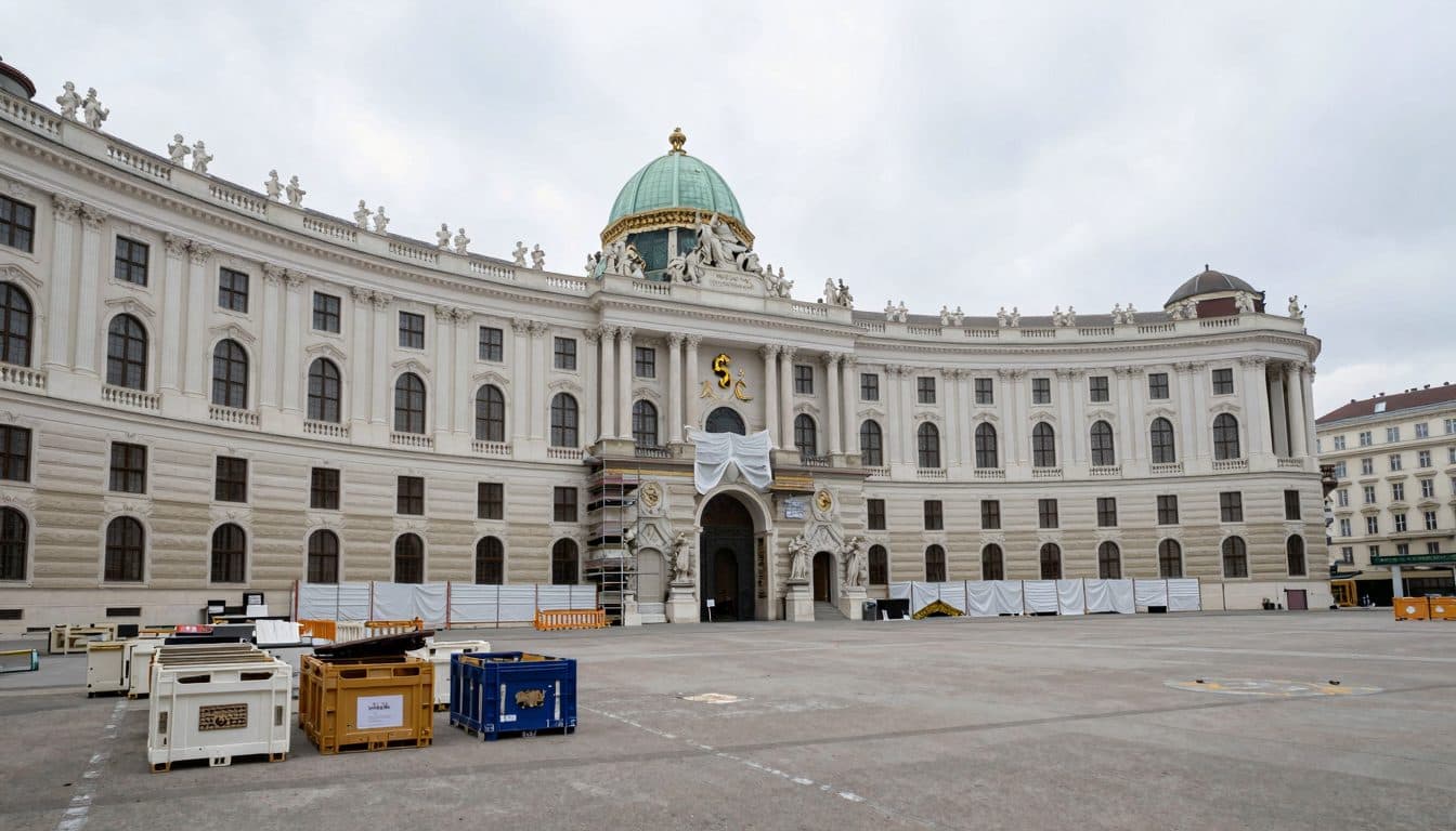 El presidente federal se traslada dentro de la Hofburg por obras de saneamiento