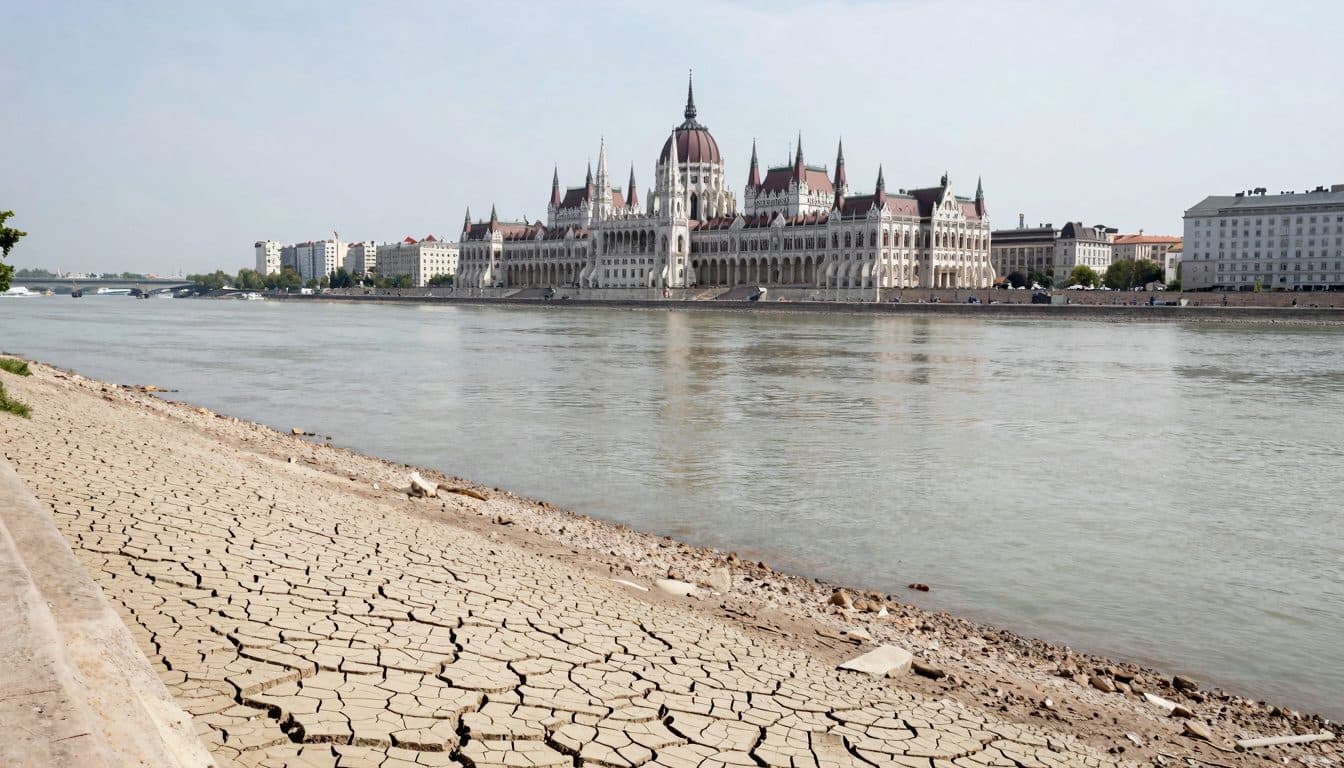 Hungría anuncia la elevación del nivel del Danubio ante la sequía que afecta a la región
