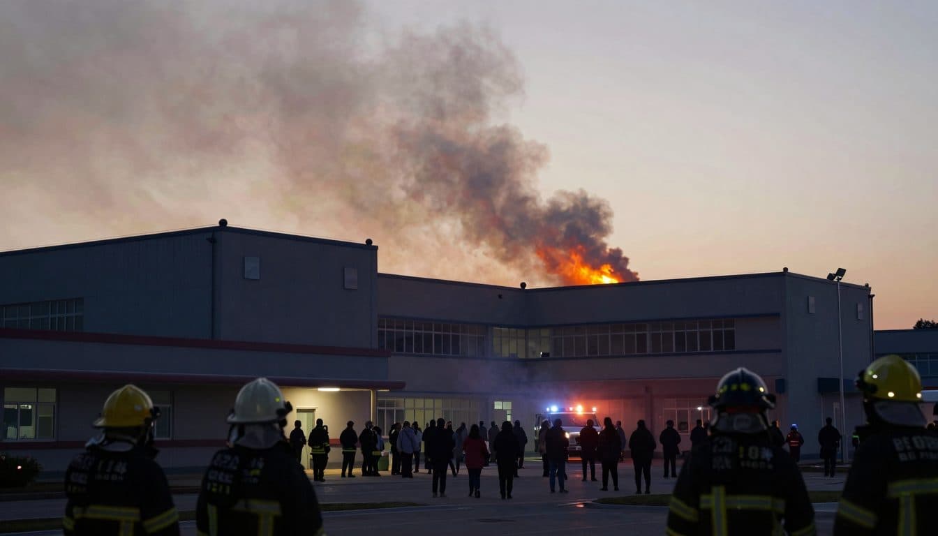 Incendio de la techumbre en un hospital de Ludwigslust: al menos 34 heridos en un gran despliegue de bomberos