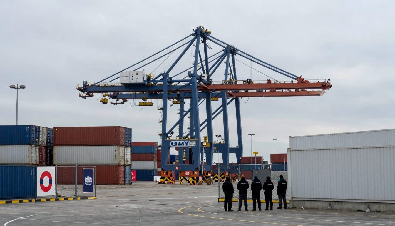 Huelga de advertencia de los portuarios paraliza en gran medida seis puertos marítimos alemanes