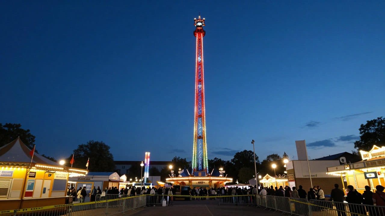 Accidente de la Torre de Caída Libre en la Wiesn: empleado en peligro de muerte