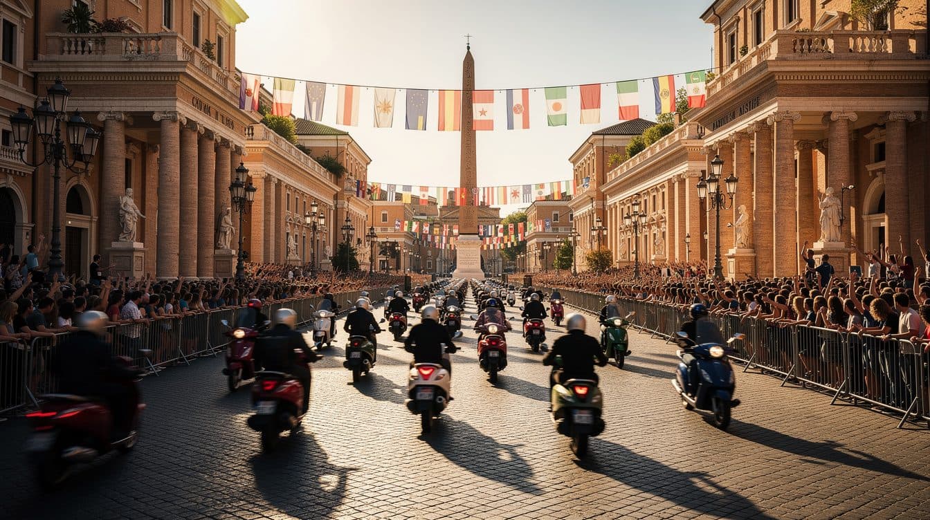 Vespa 80 años: World Days en Roma con Austria