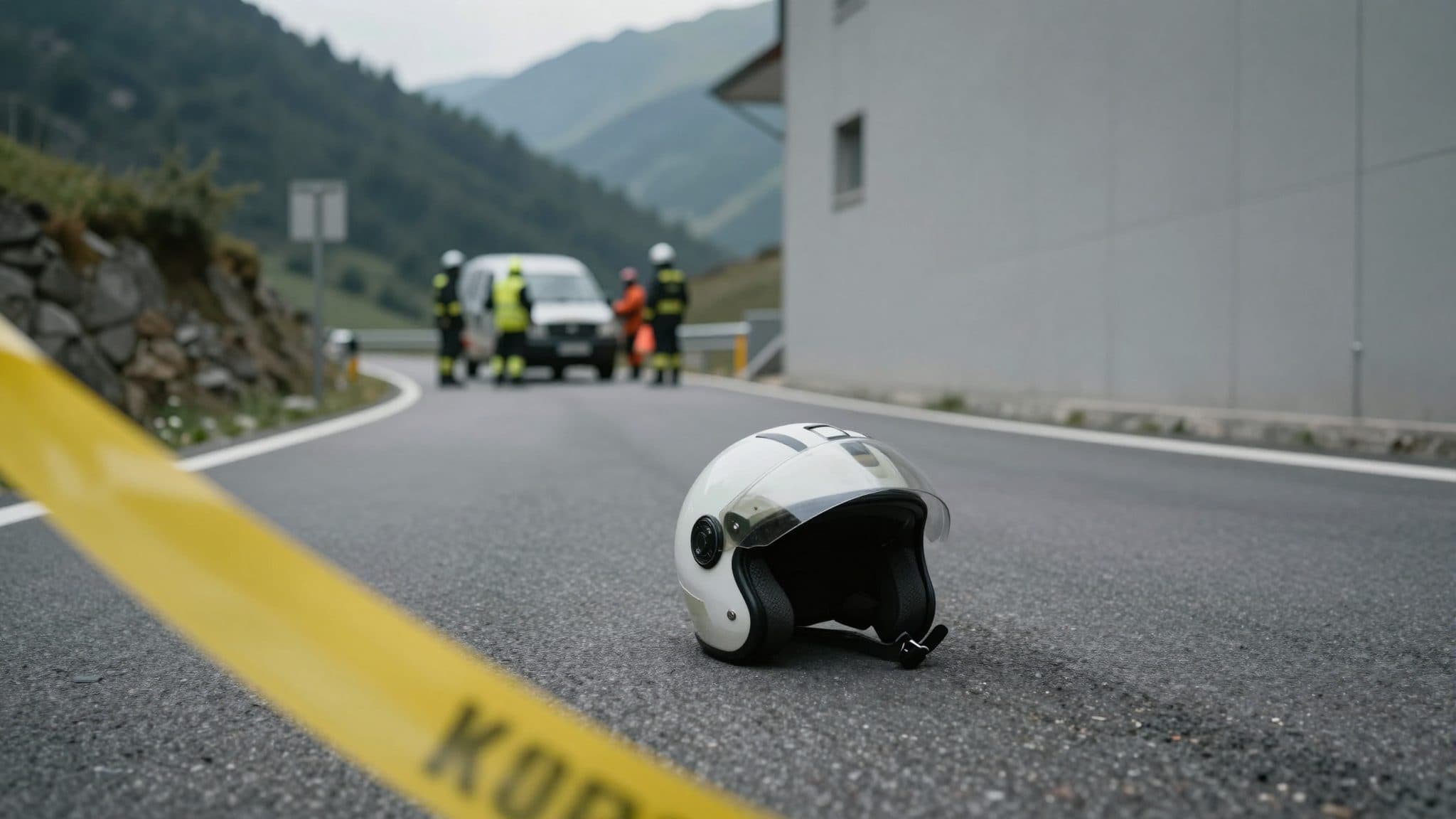 Motociclista causa un accidente con cuatro heridos en la B100 en Carintia