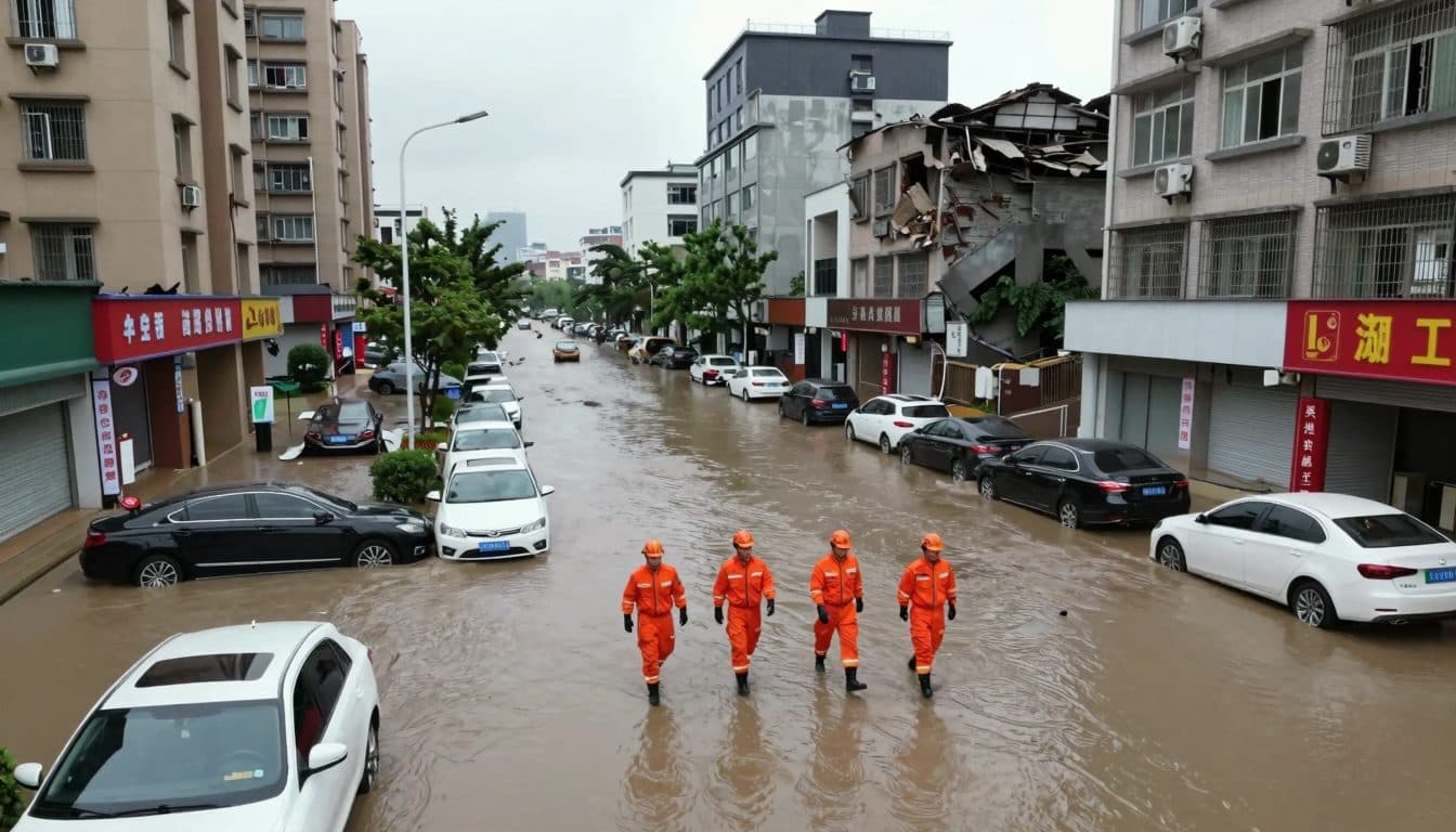 Inundaciones y deslizamientos de tierra dejan al menos 21 muertos en China mientras se intensifica la temporada de tormentas