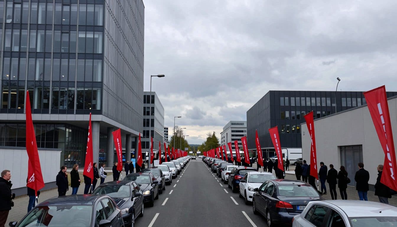 Caravana de coches y huelgas de advertencia: IG Metall se moviliza contra los planes de ahorro de Volkswagen, Mercedes y Porsche