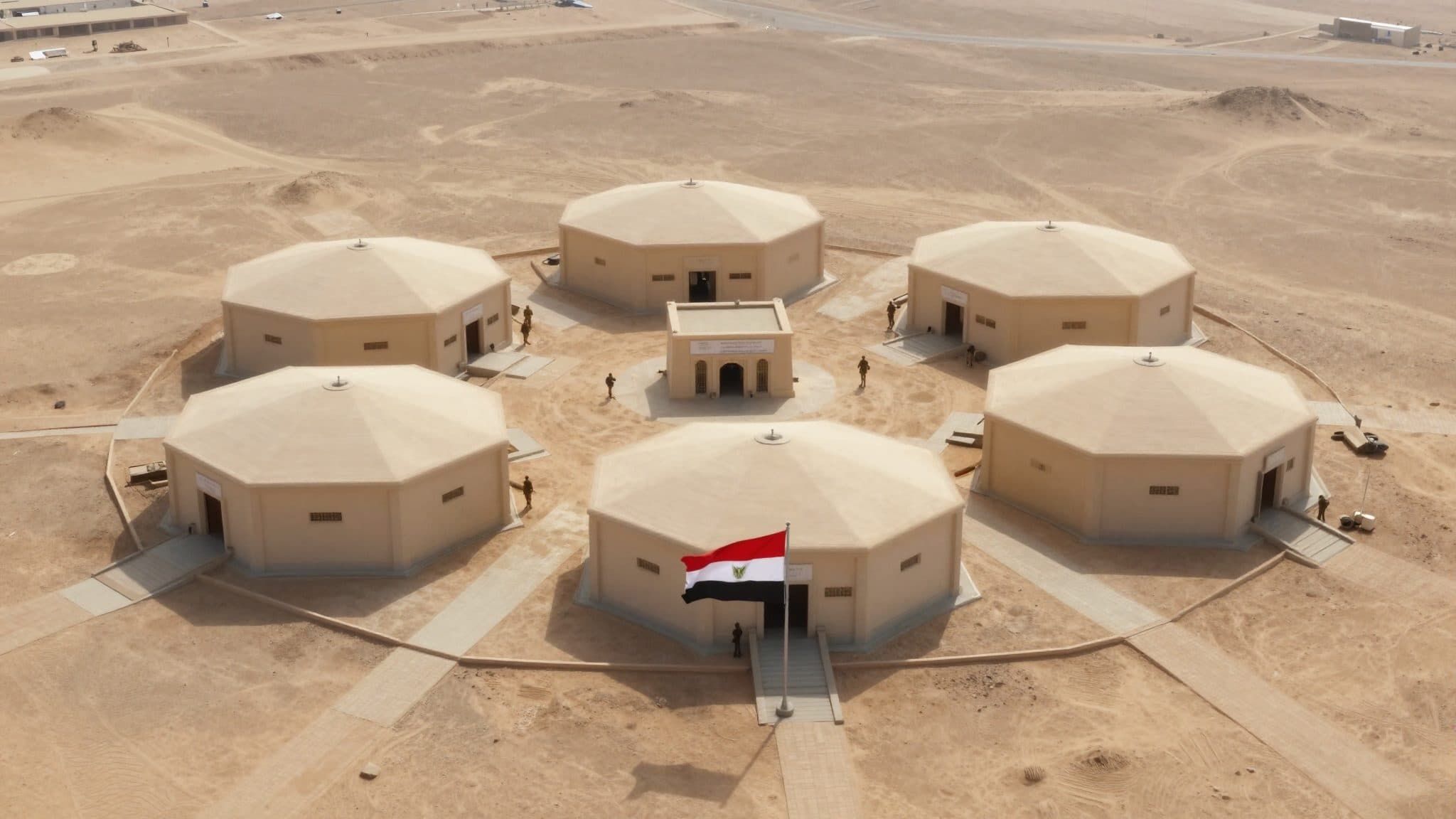 Egipto inaugura el nuevo cuartel general militar "Octagon" en la nueva capital administrativa
