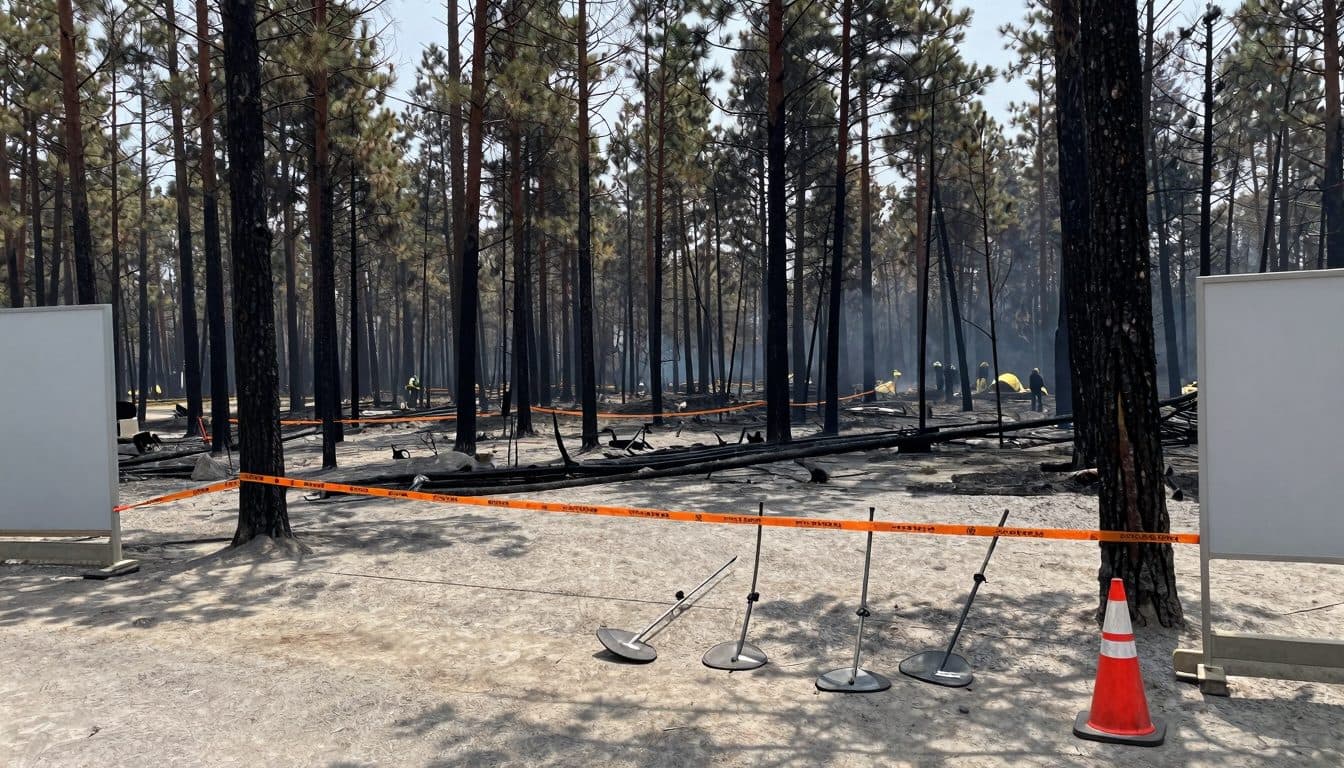 Incendio forestal en Föhrenwald: afectado critica a las autoridades por los costes del sondeo de municiones