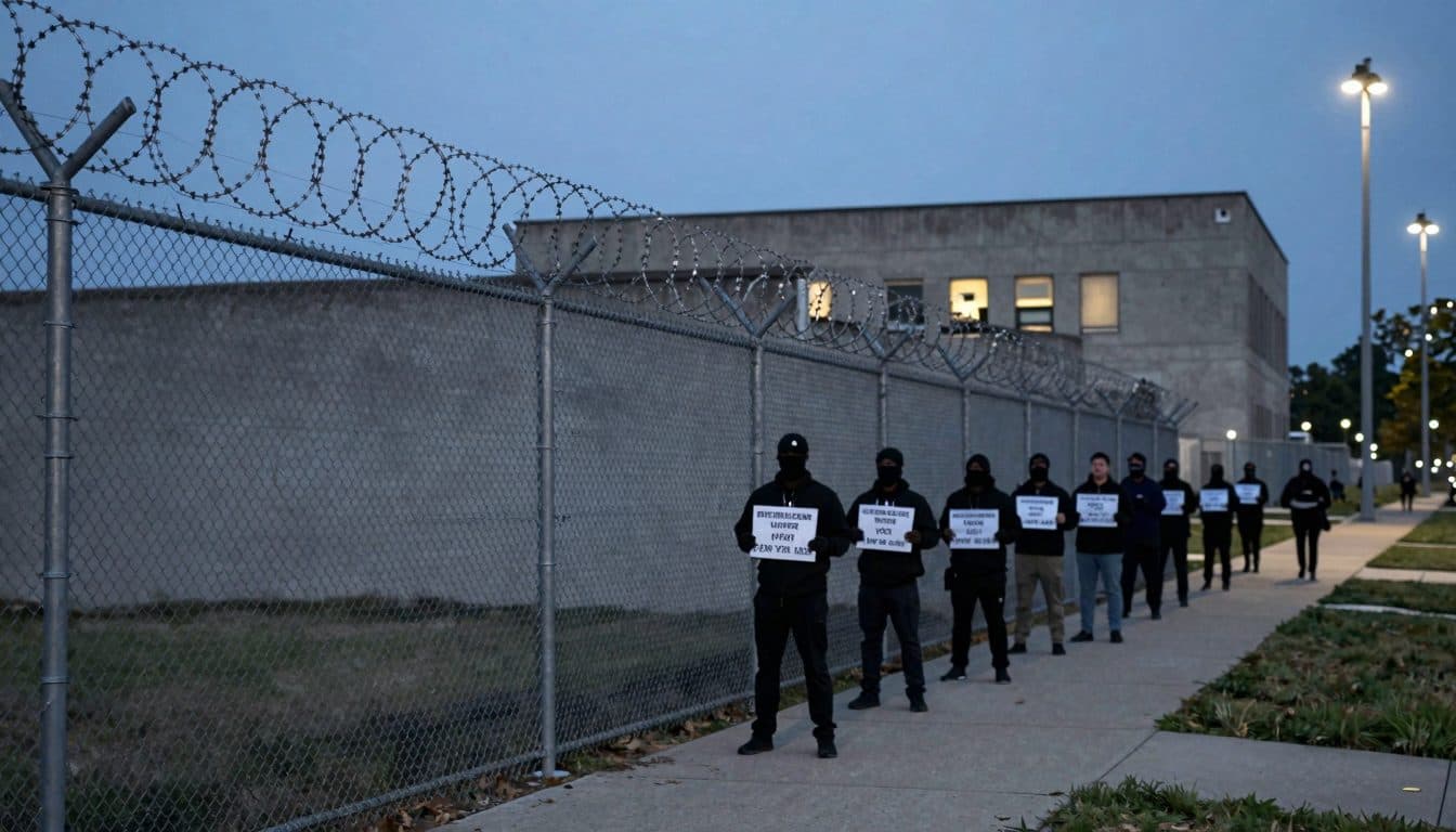 Muerte en polémica instalación de deportación de Newark genera reacciones políticas