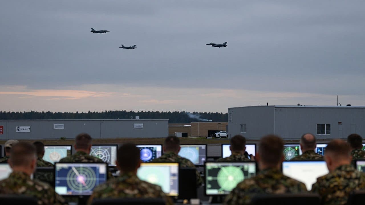 Lituania informa del derribo por cazas de la Otan de un dron supuestamente procedente de Bielorrusia