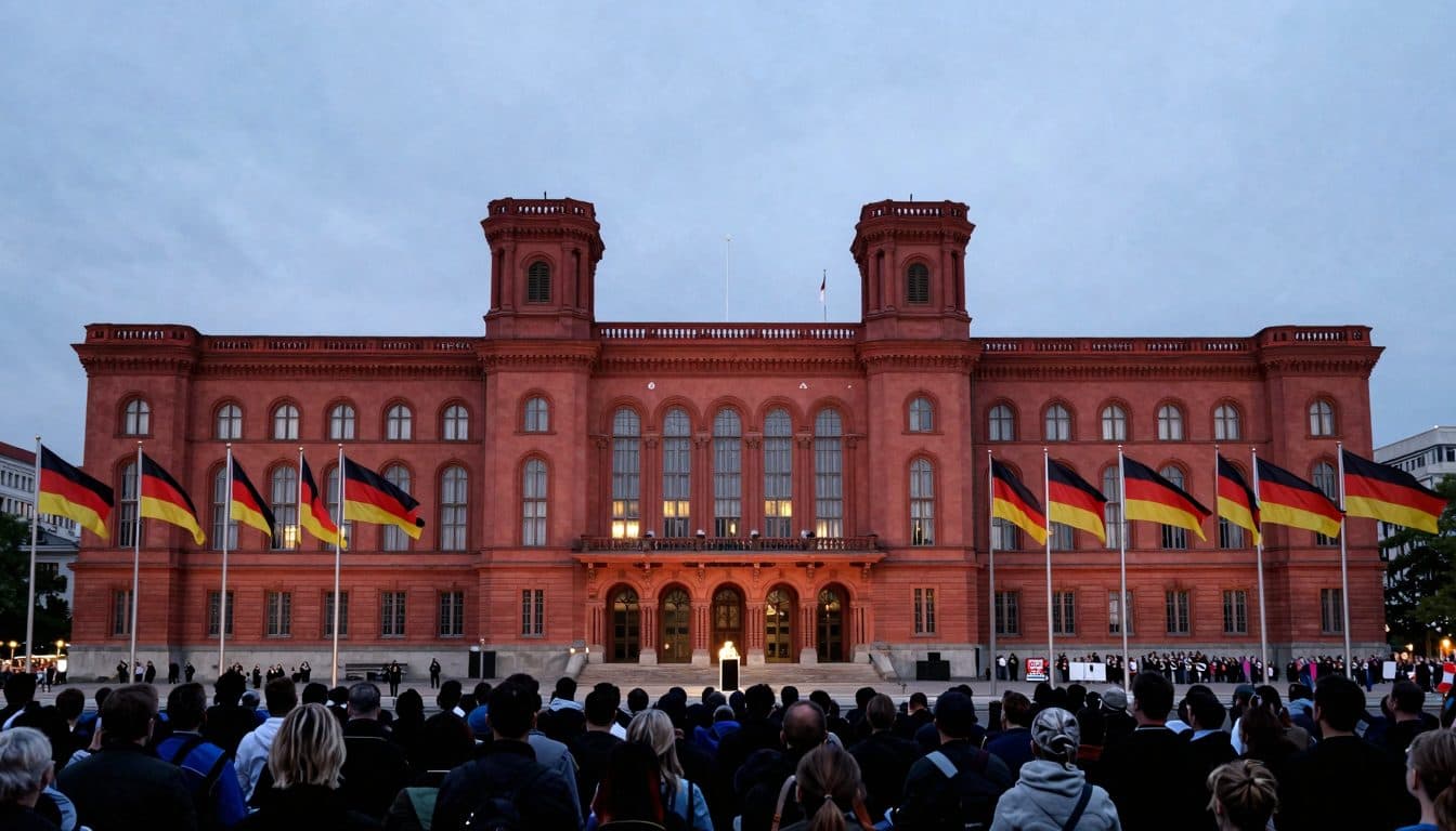 AfD abre la campaña electoral en Berlín con una concentración frente al Rotes Rathaus