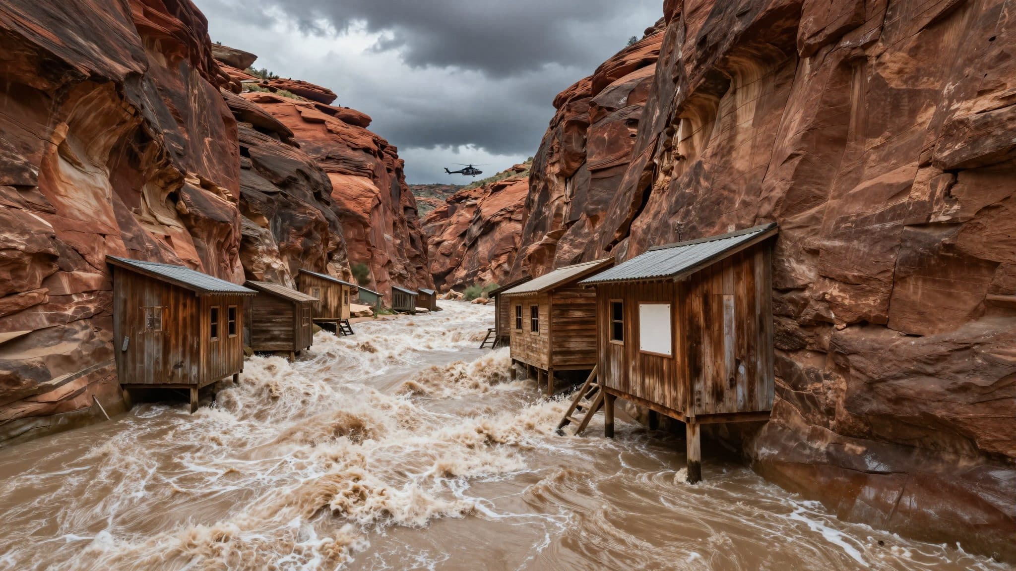 Más de 20 personas desaparecidas tras una inundación repentina en el Gran Cañón