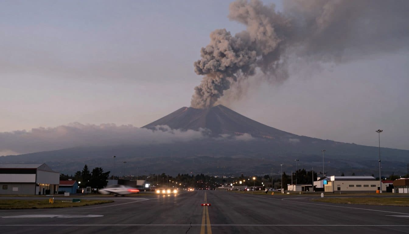 La erupción del Etna provoca el cierre temporal del aeropuerto de Catania
